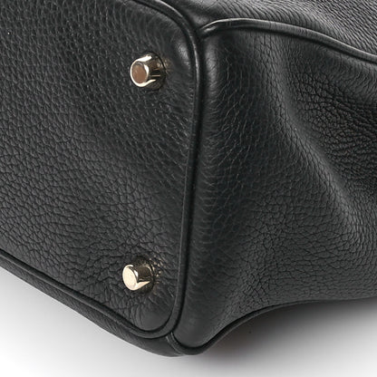 Christian Dior Bullcalf Medium Diorissimo Tote Black Rose Indien 12 of 12