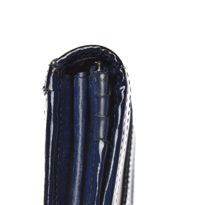 Burberry Supernova Check Penrose Continental Wallet Blue 16 of 16