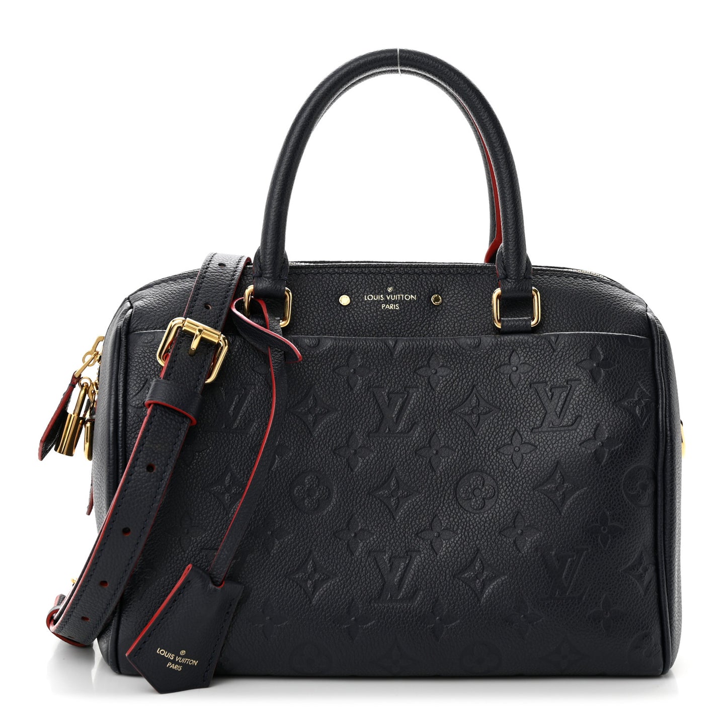 LOUIS VUITTON Empreinte Speedy Bandouliere 25 NM Marine Rouge