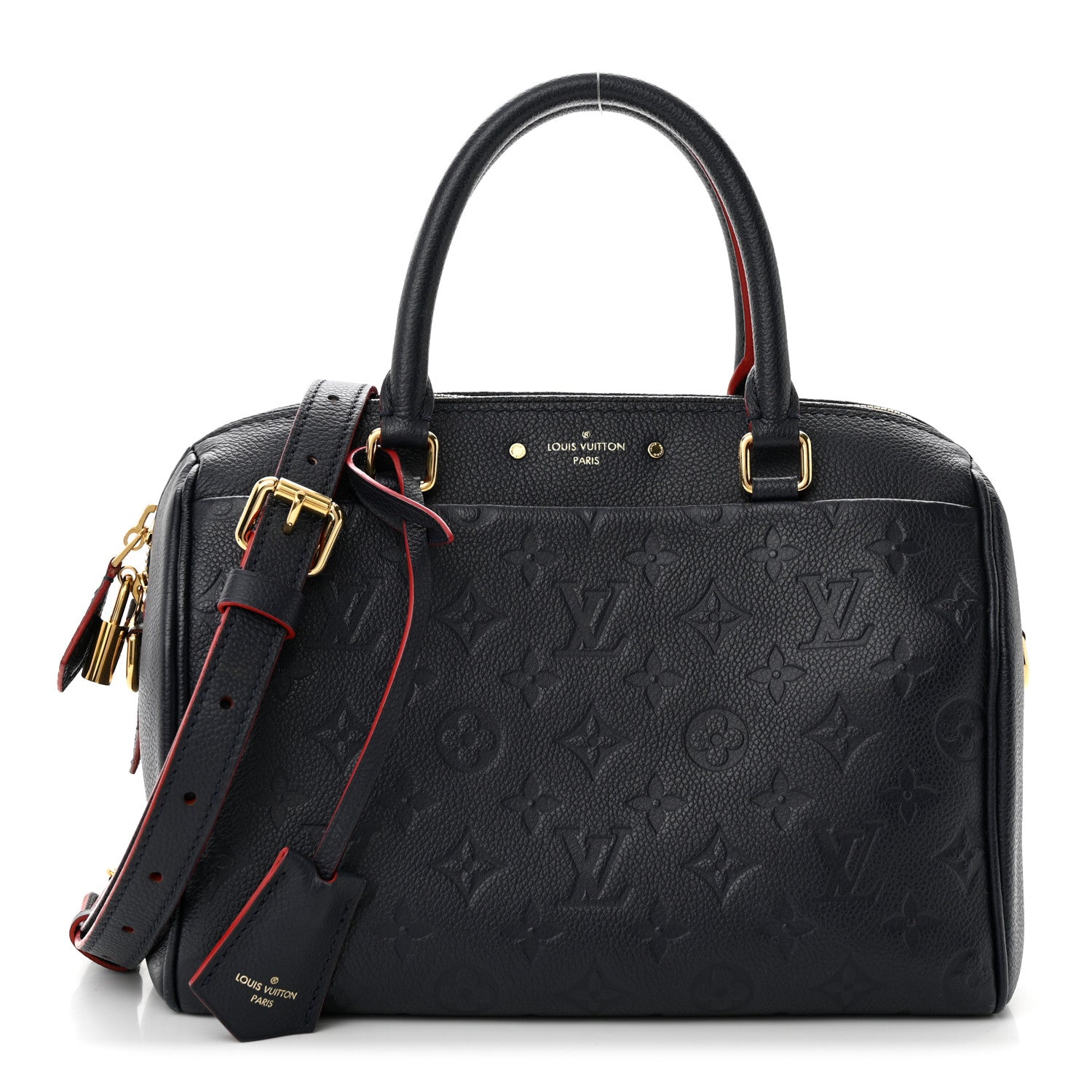Louis Vuitton LOUIS VUITTON Empreinte Speedy Bandouliere 25 NM Marine Rouge 1 of 9