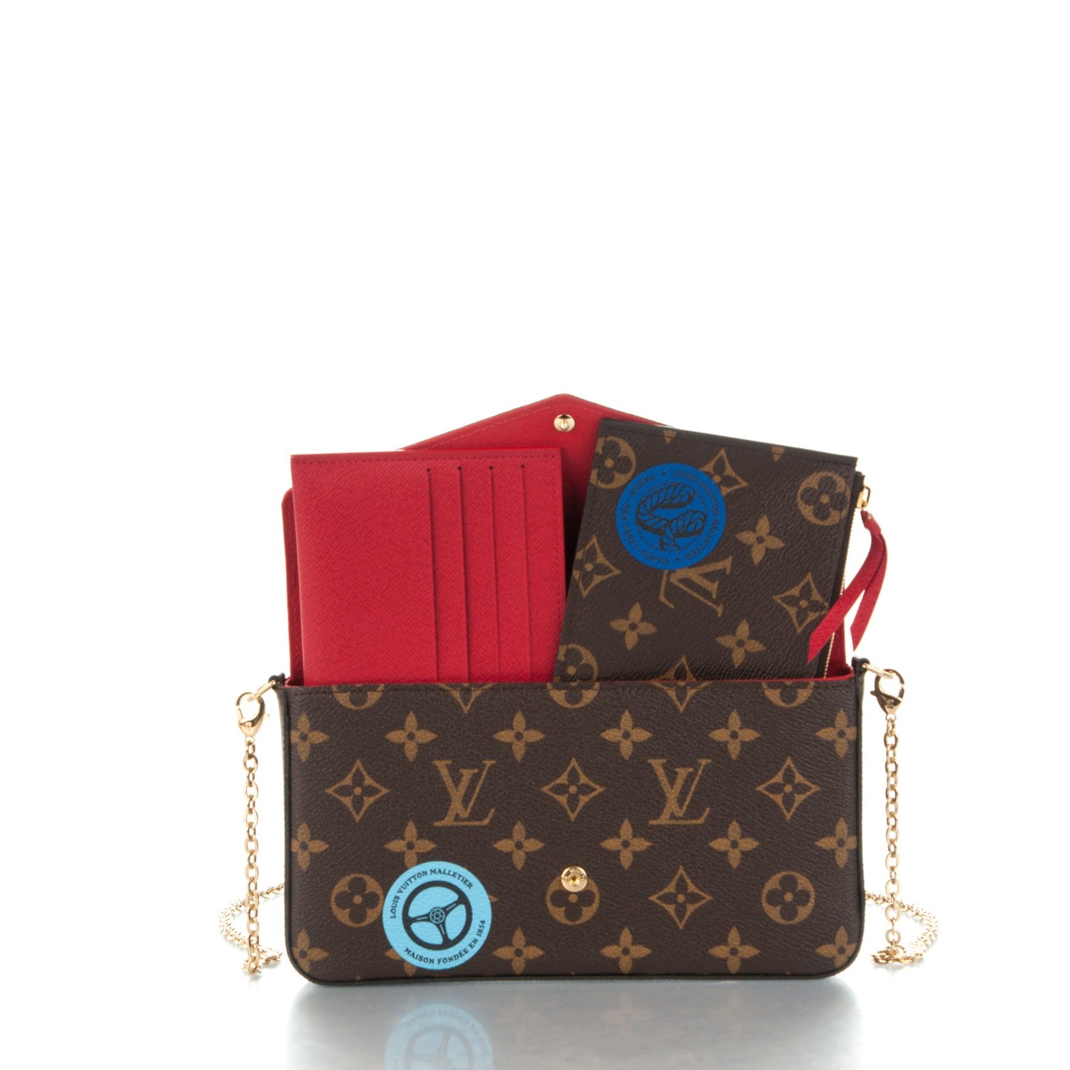 Louis Vuitton Monogram World Tour Pochette Felicie 5 of 8