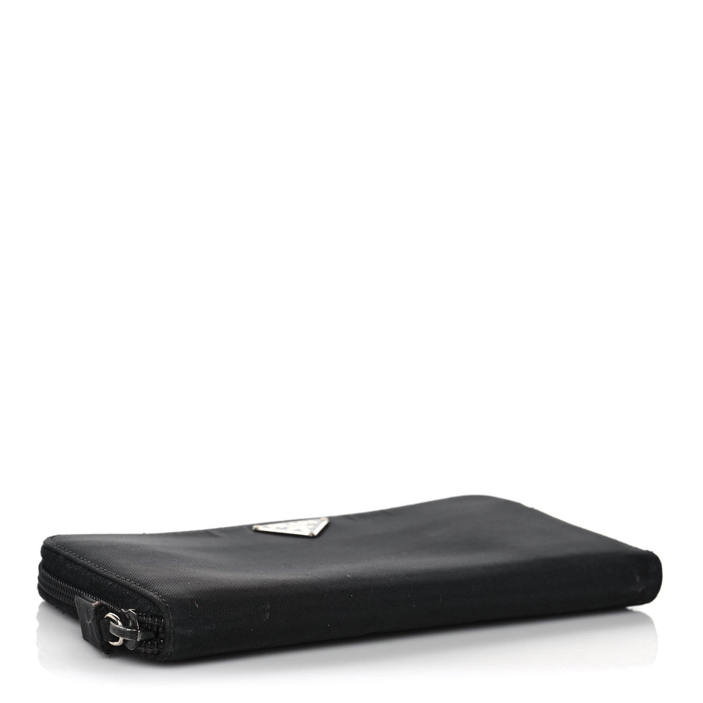 Tessuto Nylon Zip Around Wallet Black