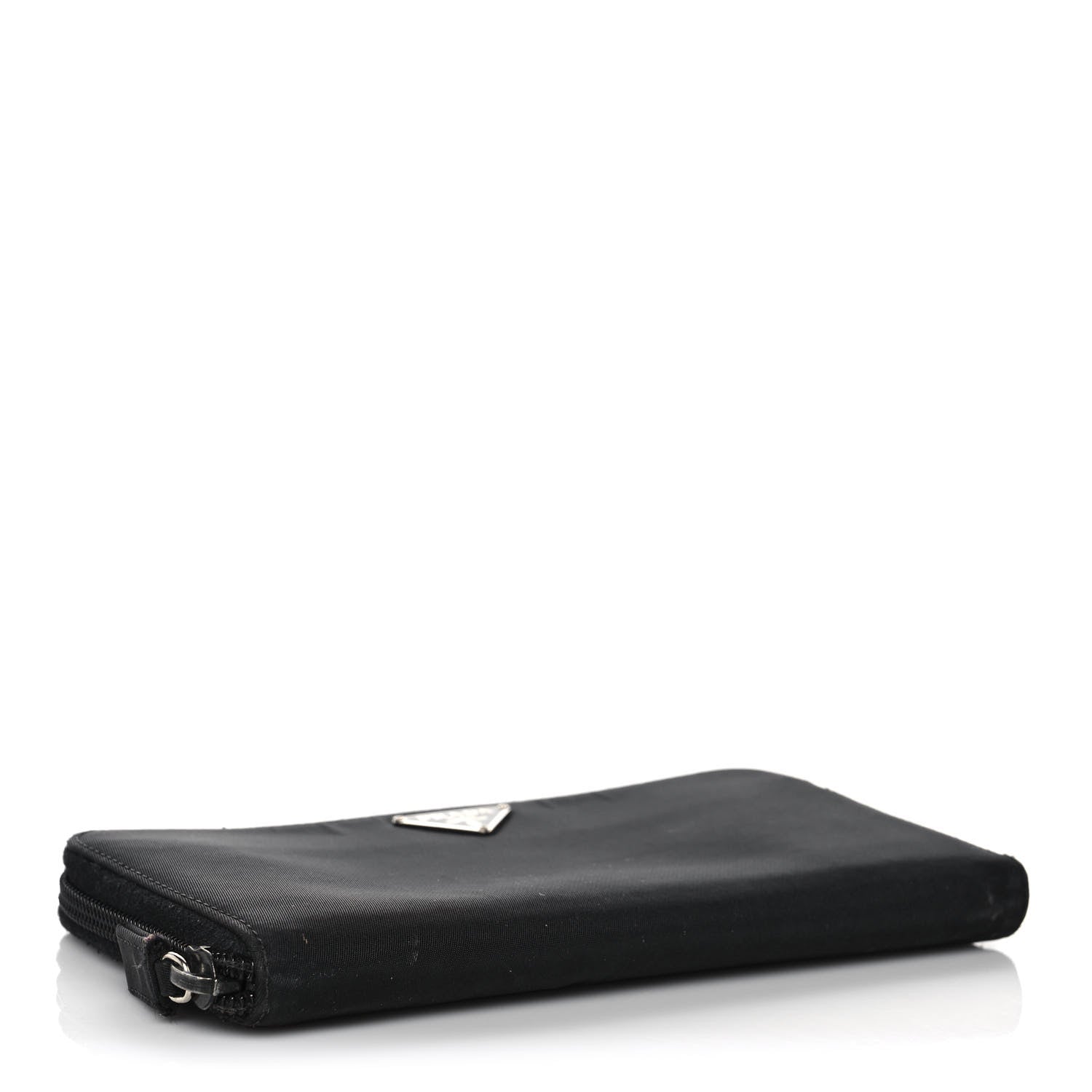 Prada Tessuto Nylon Zip Around Wallet Black 4 of 11