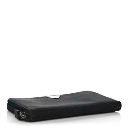 Prada Tessuto Nylon Zip Around Wallet Black 4 of 11