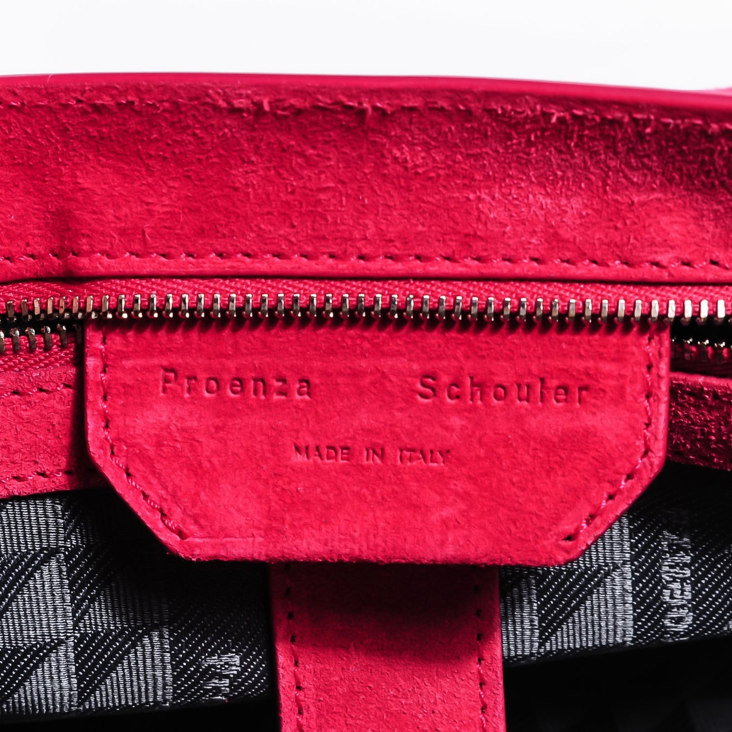 Suede Medium PS1 Satchel Raspberry