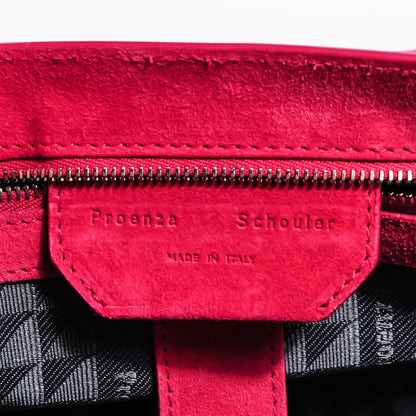 Proenza Schouler Suede Medium PS1 Satchel Raspberry 14 of 14