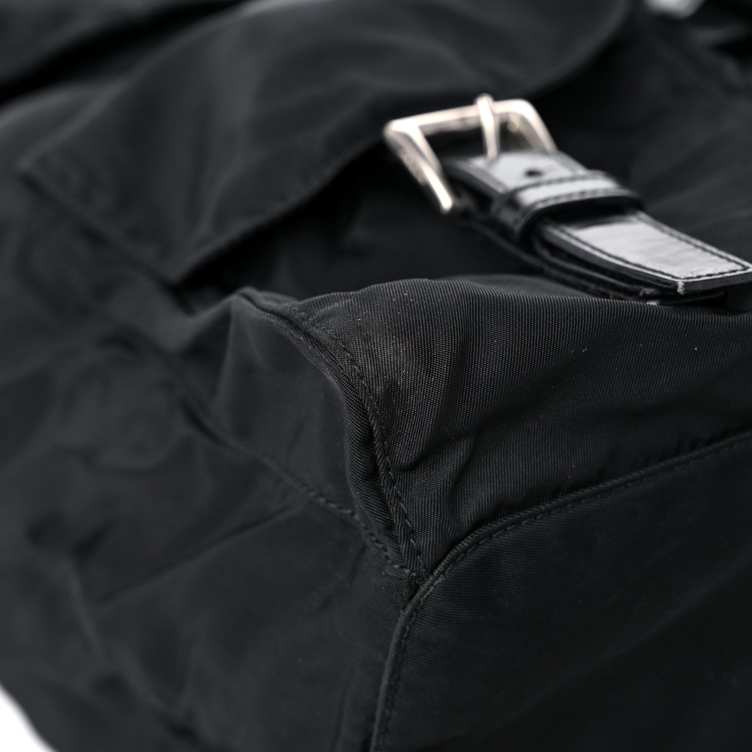 Prada Nylon Vela Medium Backpack Black 8 of 14