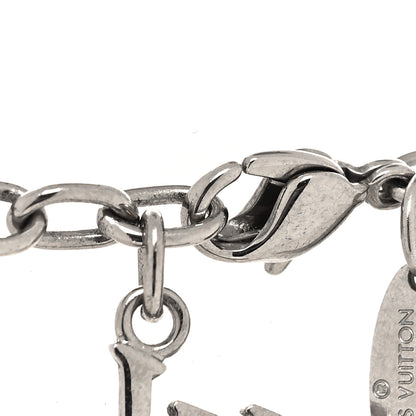 Louis Vuitton Swarovski Gamble Short Necklace Silver 4 of 6
