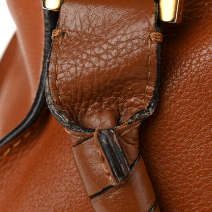 Chloe Calfskin Medium Marcie Satchel Tan 16 of 22