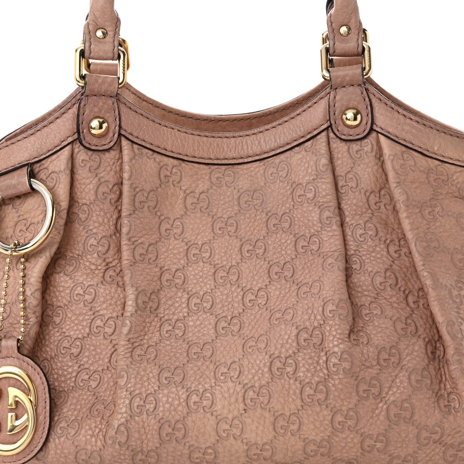 Gucci Guccissima Medium Sukey Tote Winter Rose 8 of 15