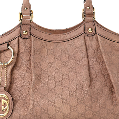 Gucci Guccissima Medium Sukey Tote Winter Rose 8 of 15