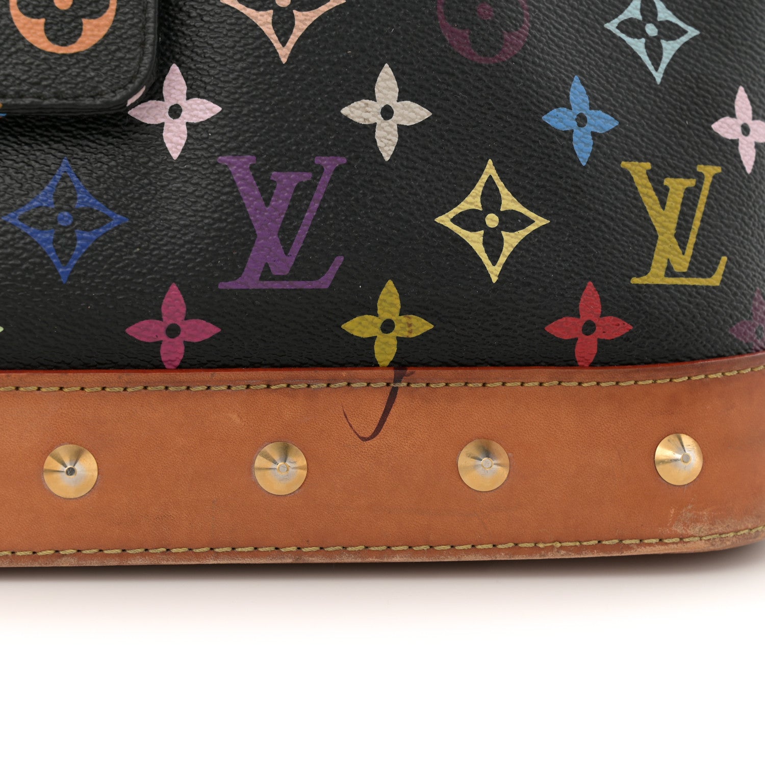 Louis Vuitton Monogram Multicolor Alma GM Black 15 of 19