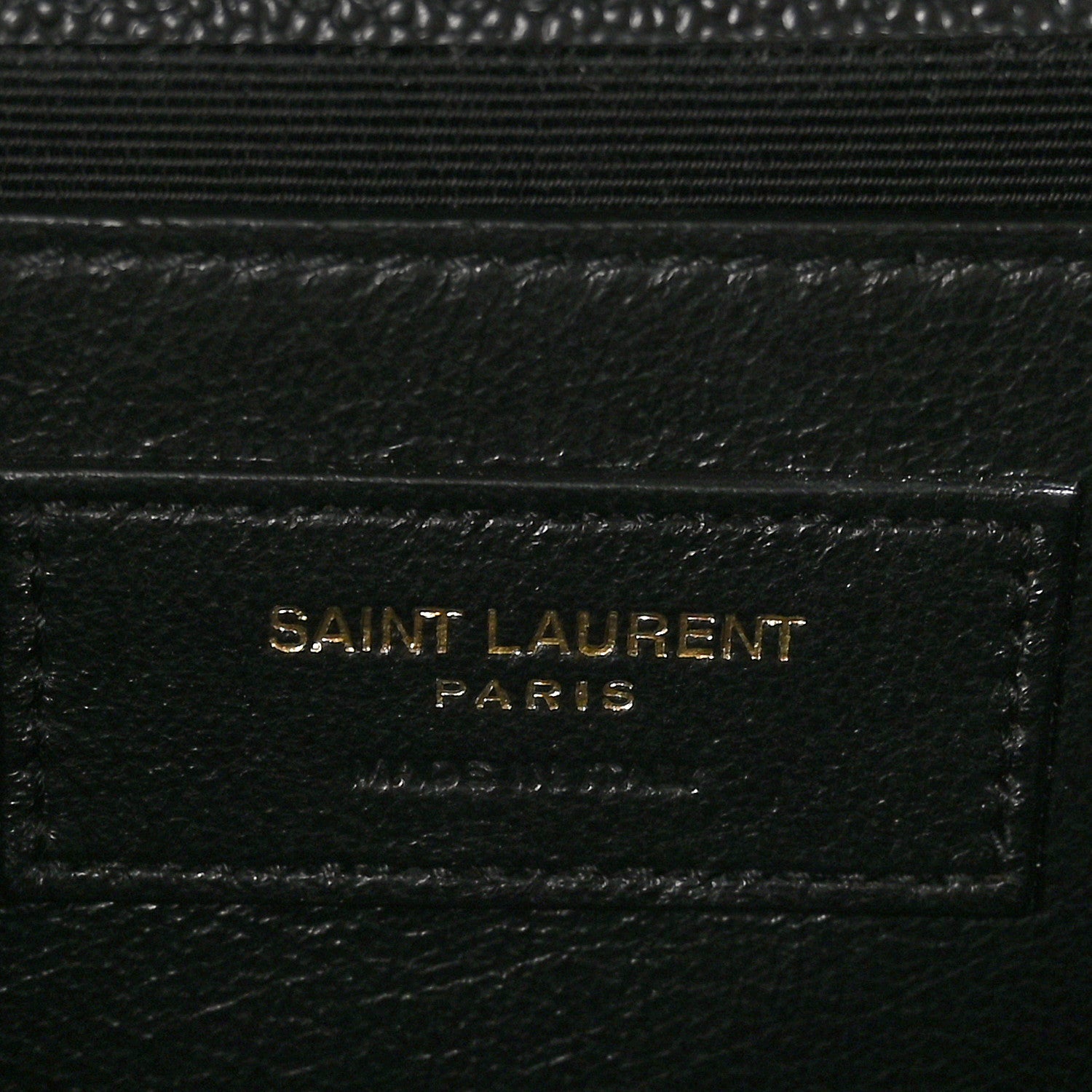 Saint Laurent Grain De Poudre Medium Classic Monogram Kate Satchel Black 6 of 10