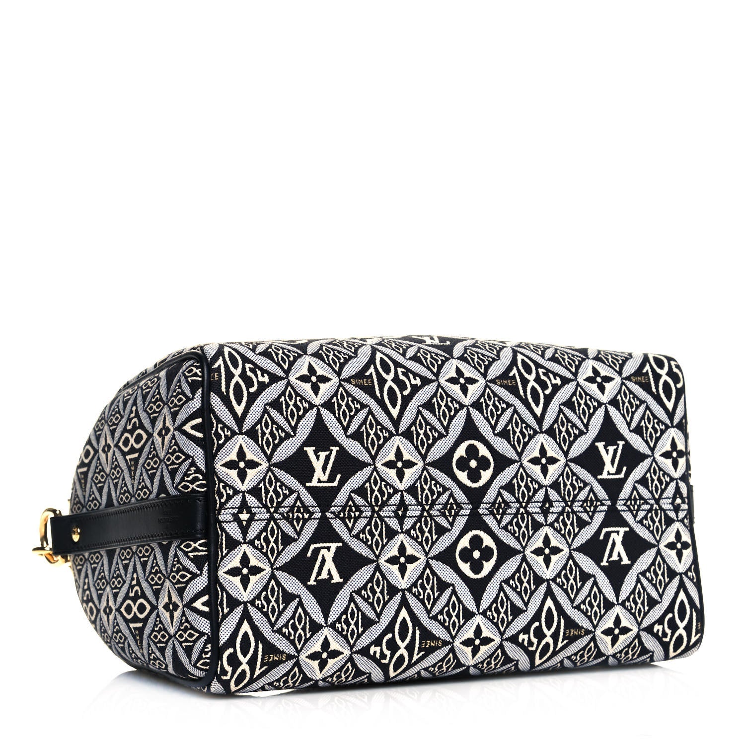 Louis Vuitton Jacquard Since 1854 Speedy Bandouliere 25 Black 4 of 11