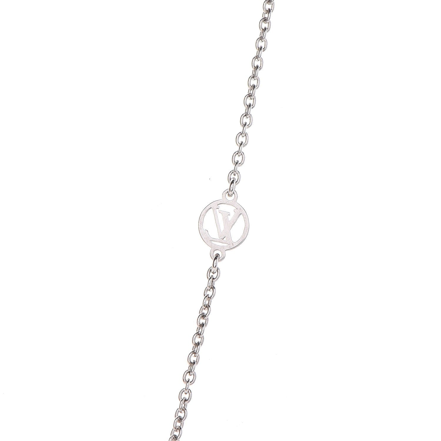 Louis Vuitton Essential V Necklace Rose Palla 5 of 8