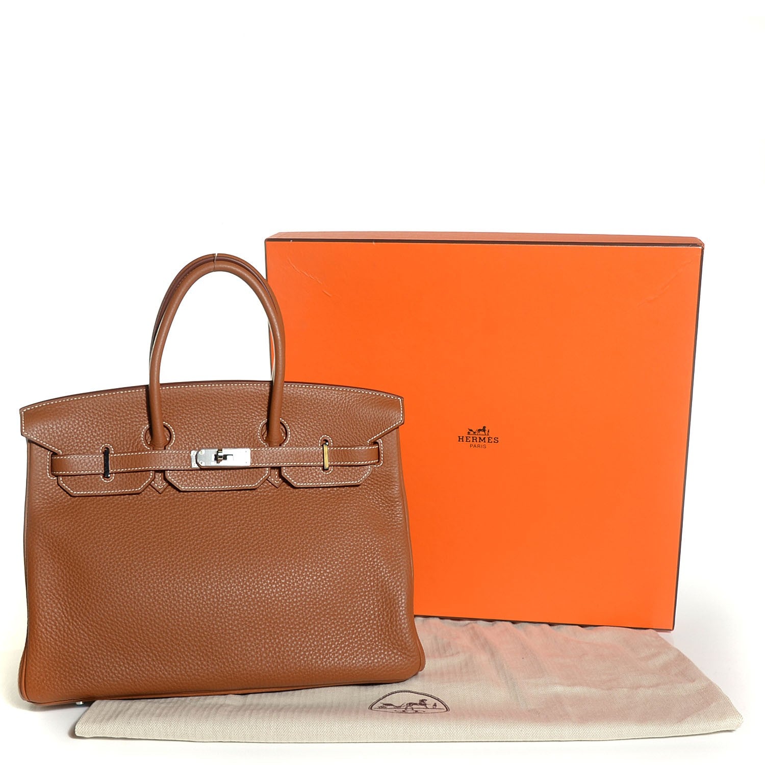 Hermes Togo Birkin 35 Gold 7 of 24