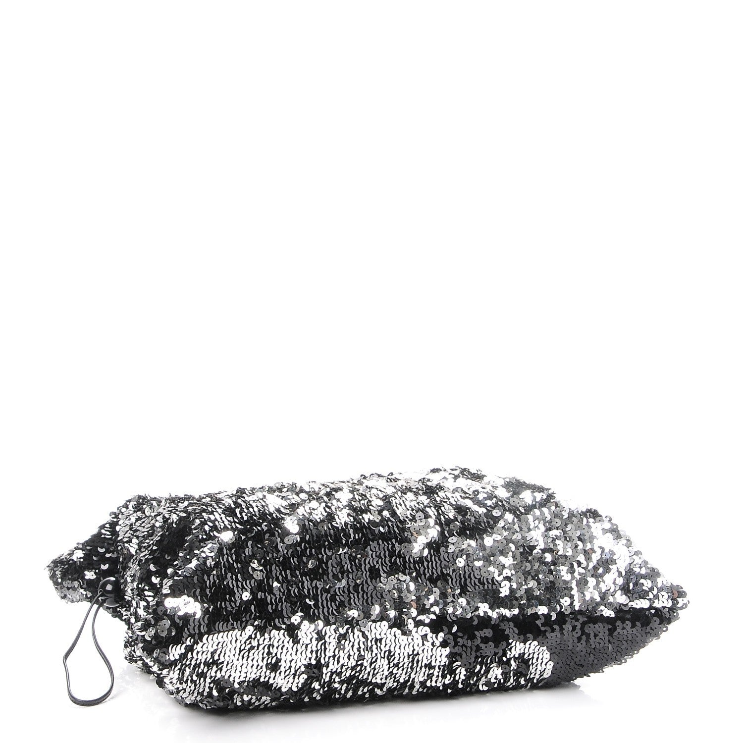 Chanel Sequin Summer Night Drawstring Tote Black 4 of 9