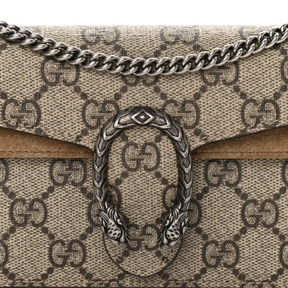 Gucci GG Supreme Monogram Super Mini Dionysus Shoulder Bag Taupe 7 of 10