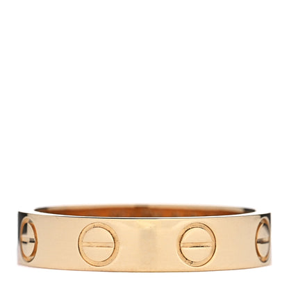 Cartier 18K Yellow Gold 3.5mm LOVE Wedding Band Ring 47 4 3 of 5