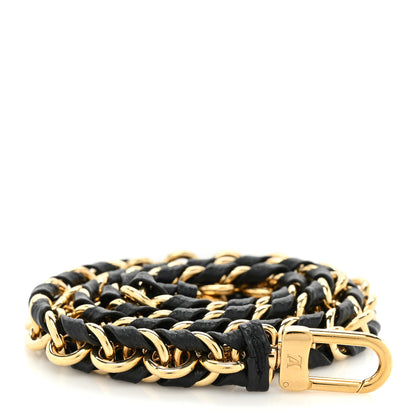 Louis Vuitton Calfskin Multi Pochette Chain Shoulder Strap Black Gold 1 of 3
