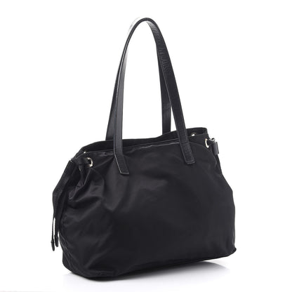 Prada Nylon Vela Shopping Tote Black 3 of 9