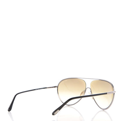 Tom Ford Cecillio Aviator Sunglasses TF204 Black 4 of 8