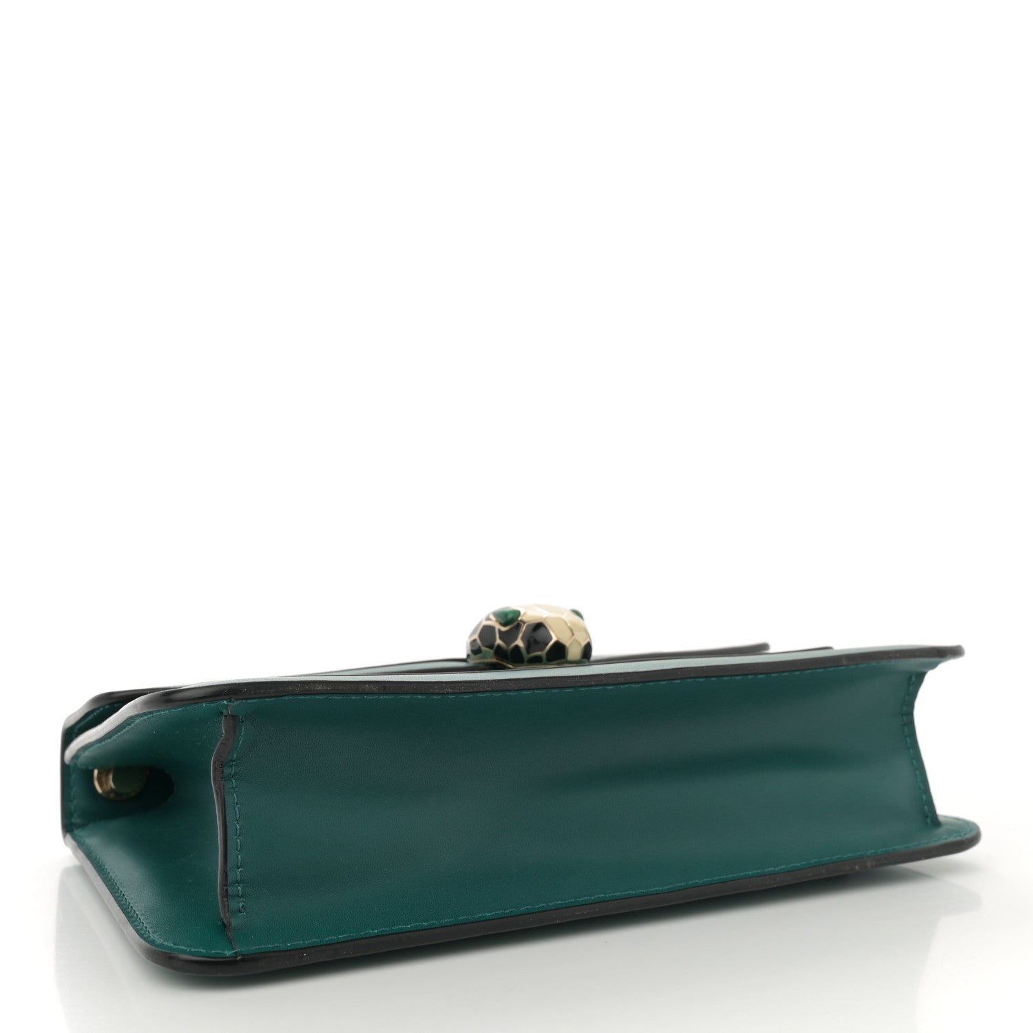 Bulgari Calfskin Serpenti Forever Crossbody Bag Emerald Green 4 of 11