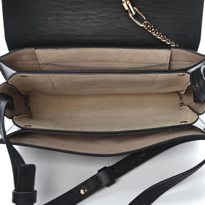 Chloe Suede Calfskin Small Faye Shoulder Bag Black 5 of 10