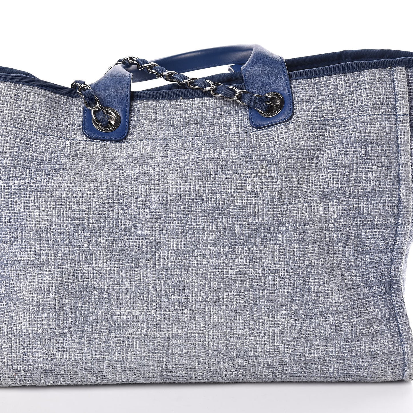 Canvas Large Deauville Tote Blue