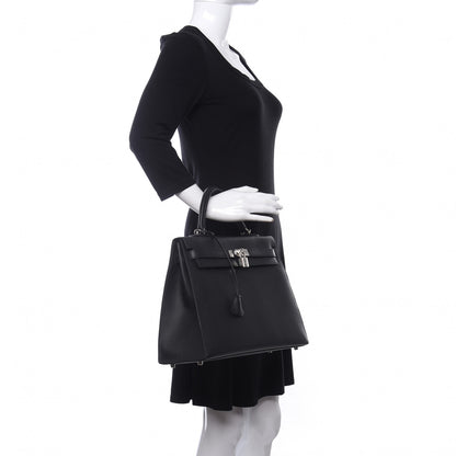 Hermes Epsom Kelly Sellier 35 Black 3 of 43