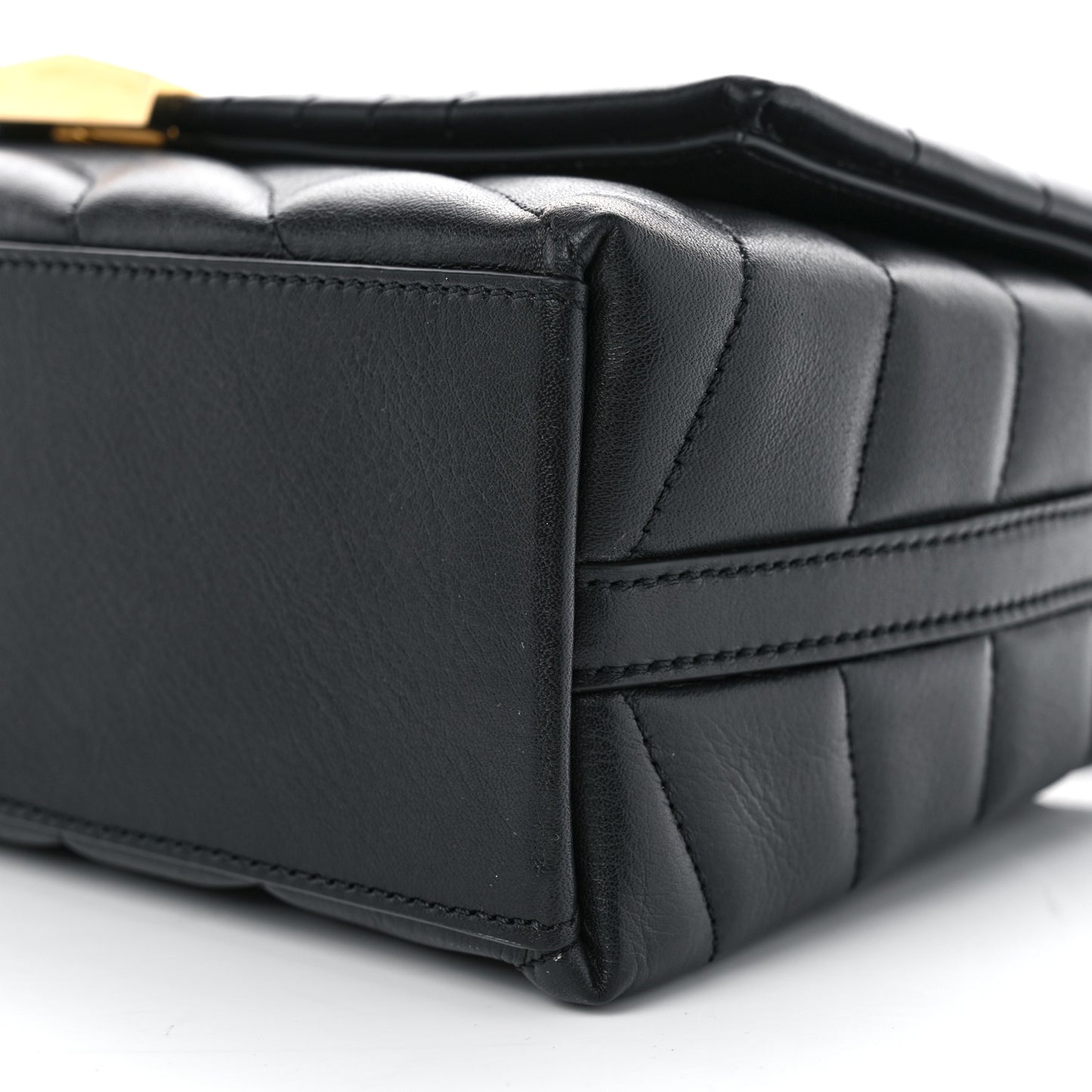 Soft Calfskin 4G Quilted Medium Shoulder Bag Black