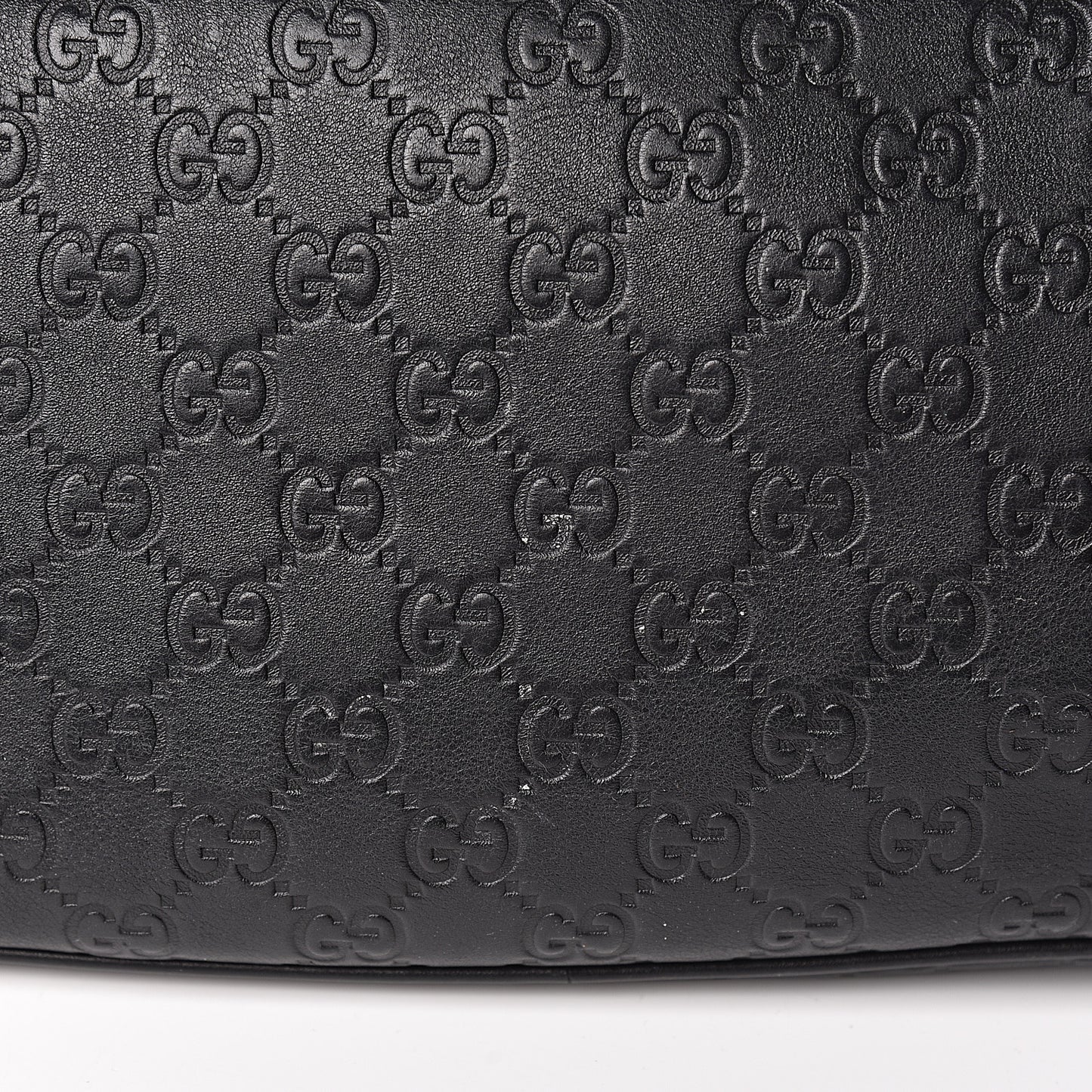 Guccissima Medium Dome Bag Black