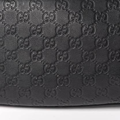 Gucci Guccissima Medium Dome Bag Black 13 of 14