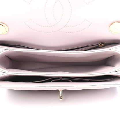 Chanel Lambskin Quilted Small Trendy CC Flap Dual Handle Bag Lilas Lilac 5 of 9
