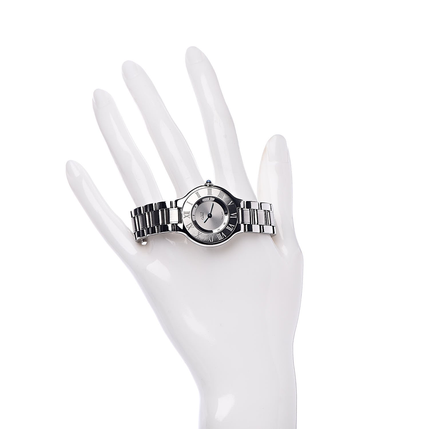 Cartier Stainless Steel 28mm Must De 21 Quartz Watch 2 of 9