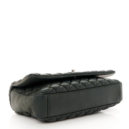 Chanel Iridescent Calfskin Small New Bubble Quilt Flap Anthracite 4 of 11