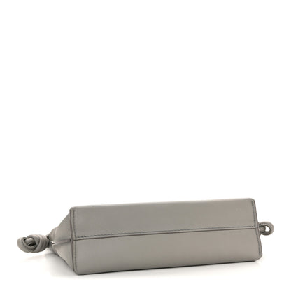 Loewe Calfskin Mini Flamenco Knot Clutch Pearl Grey 4 of 12