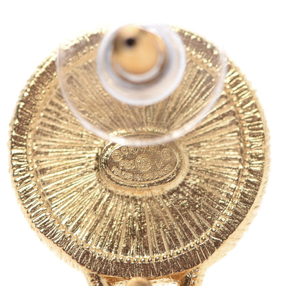 Chanel Pearl CC Tags Drop Earrings Gold 4 of 5