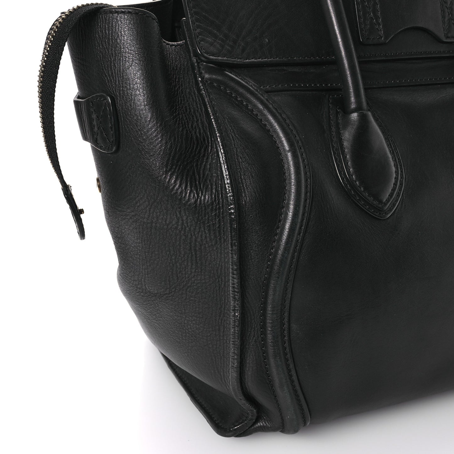 Smooth Calfskin Mini Luggage Black