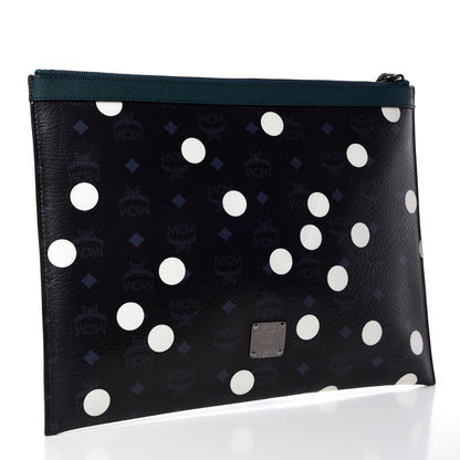 MCM Visetos Craig And Karl Beyond Snowdome Pouch Black 4 of 10