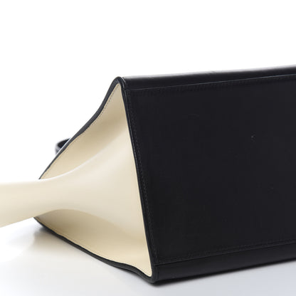 Celine Drummed Calfskin Medium Tri-Color Trapeze Light Khaki 8 of 14