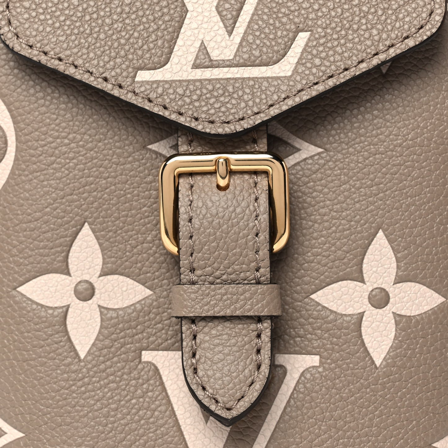 Empreinte Monogram Giant Tiny Backpack Tourterelle Cream