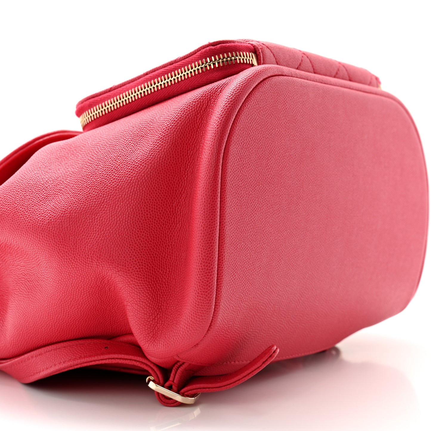 Caviar Quilted Business Affinity Backpack Fuchsia