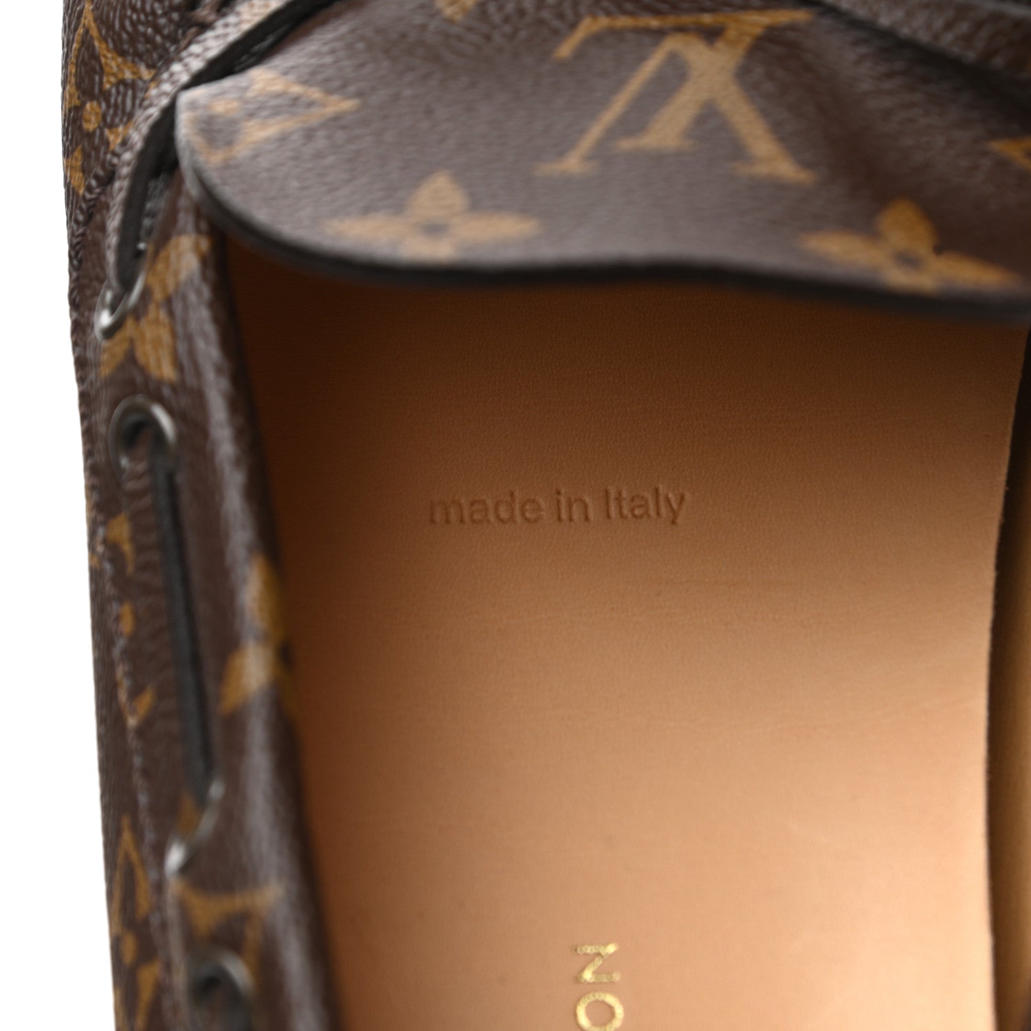 Louis Vuitton Monogram Mens Arizona Car Shoe Moccasin Loafers 8 Macassar 8 of 9
