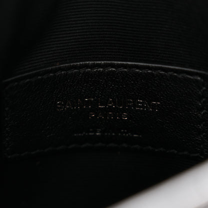 Saint Laurent Grain De Poudre Uptown Baby Pouch Black 6 of 8
