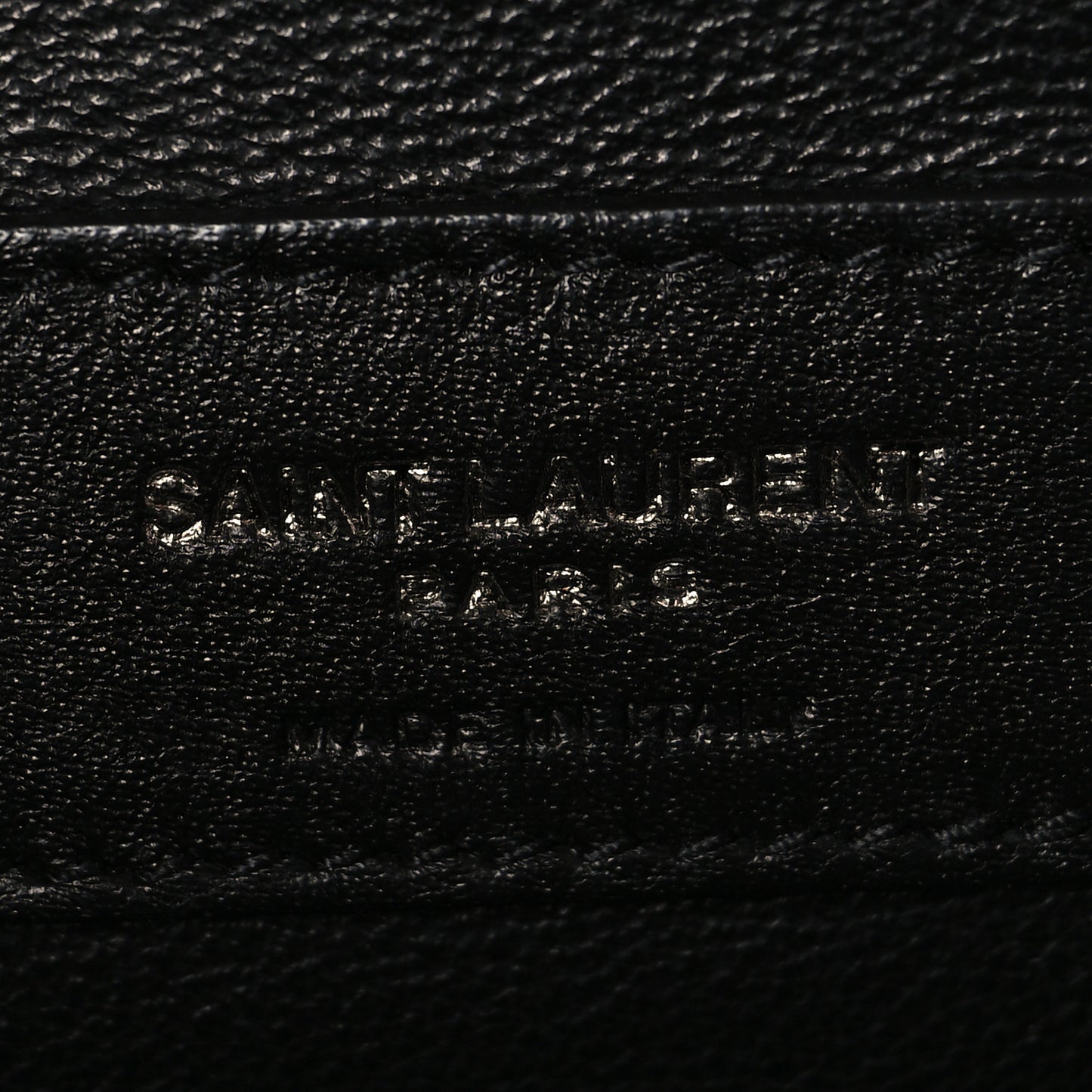 Grain De Poudre Textured Mixed Matelasse Triquilt Medium Monogram Monochrome Satchel Black