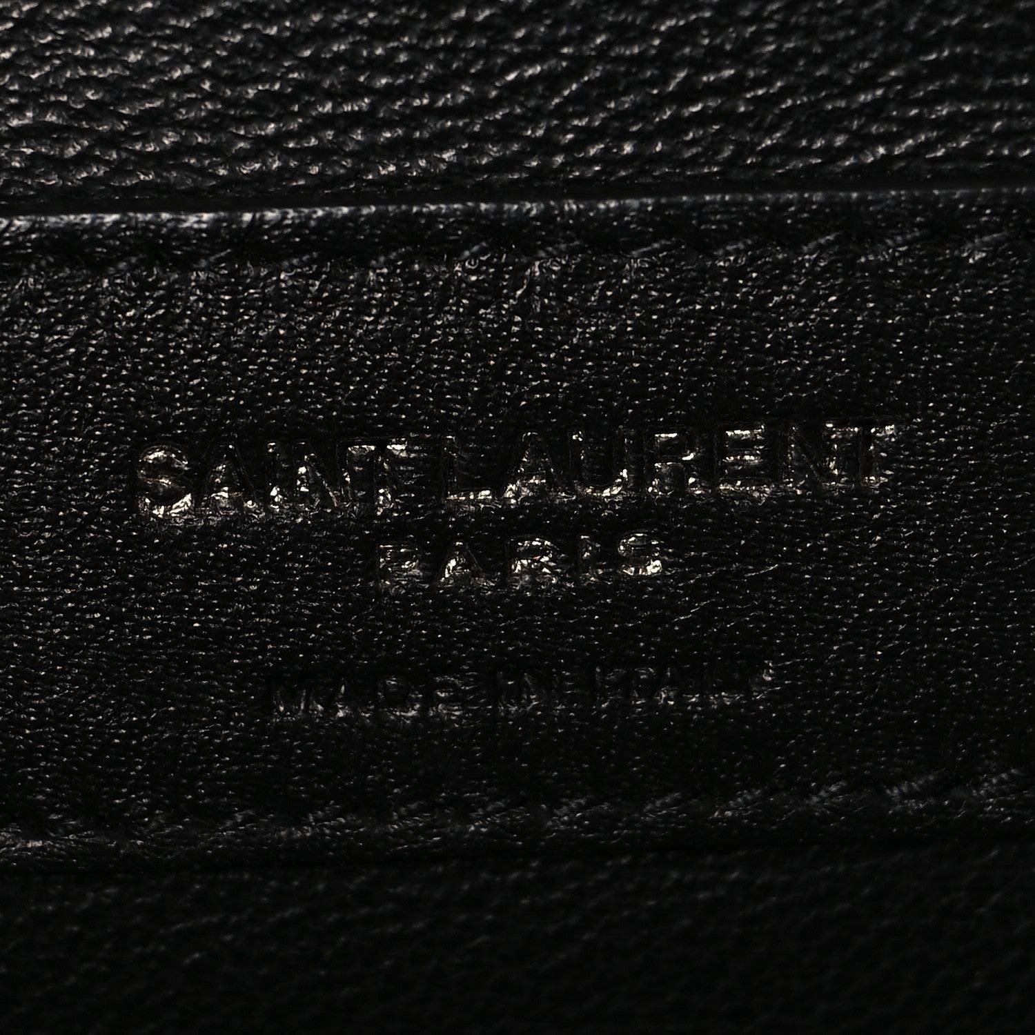 Saint Laurent Grain De Poudre Textured Mixed Matelasse Triquilt Medium Monogram Monochrome Satchel Black 6 of 9