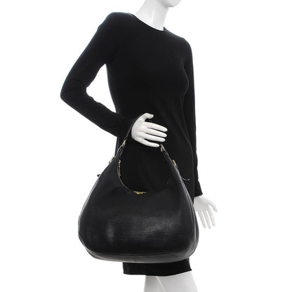Prada Vitello Daino Hobo Black 2 of 8