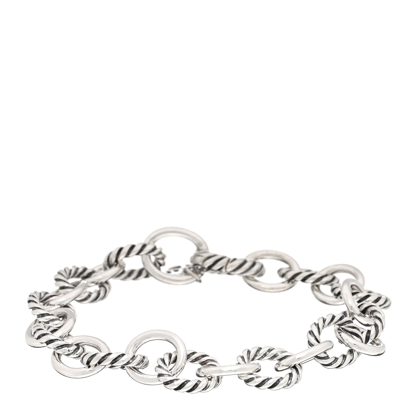 Sterling Silver 10mm Medium Oval Link Bracelet