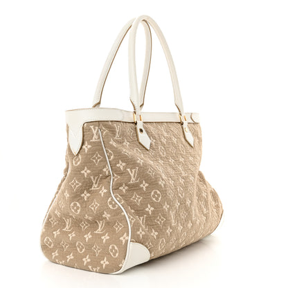 Louis Vuitton Monogram Sabbia Cabas GM White 3 of 15
